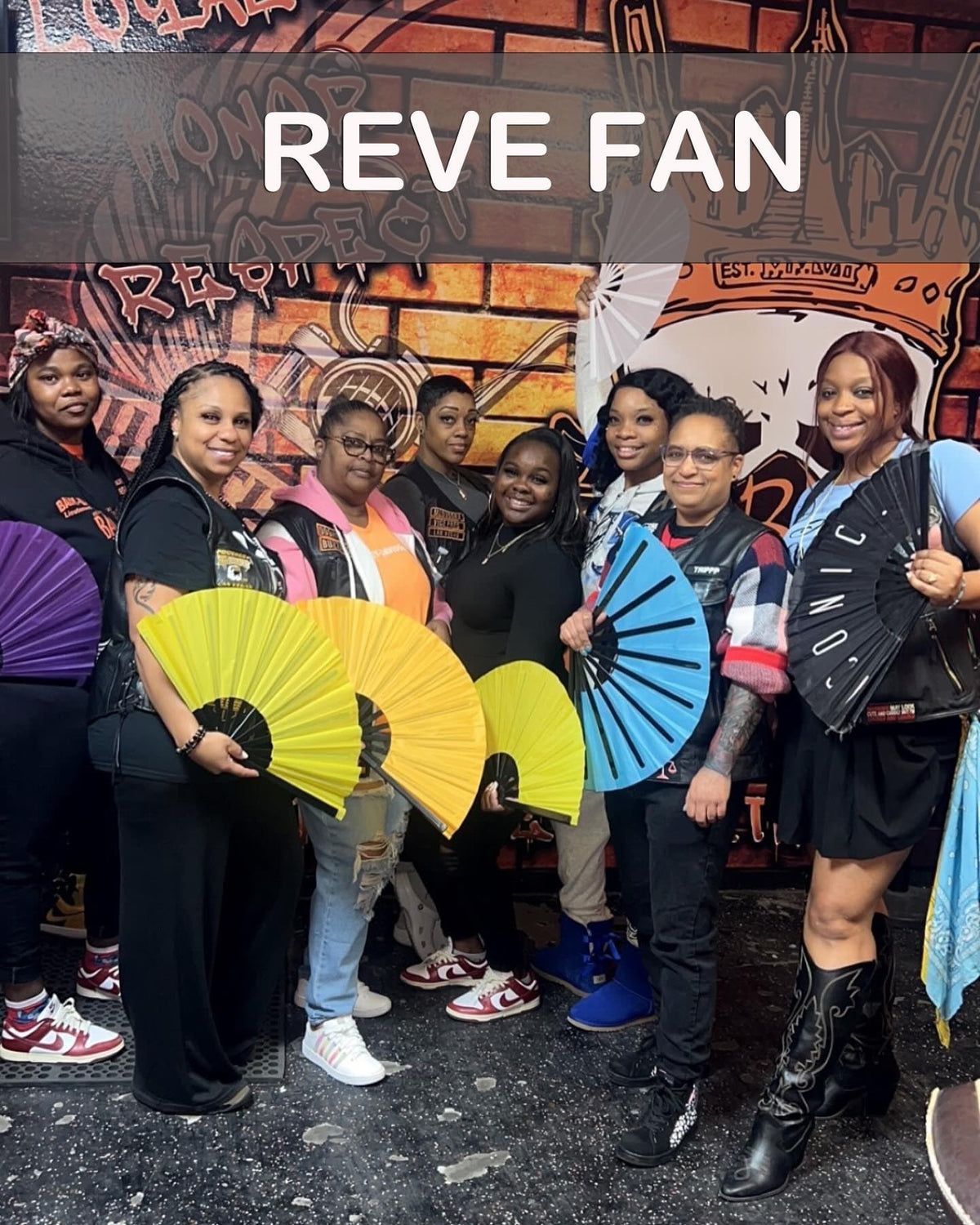 Black Rave Clack Fans, 13 Inch, 2-Pack – Large Folding Hand Fans