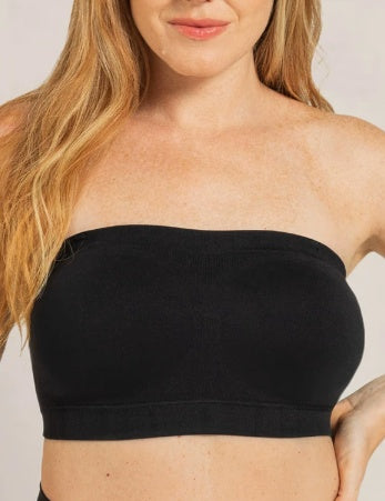 Women's Strapless Bandeau Bra – Seamless Rave Layering Top, S–4XL