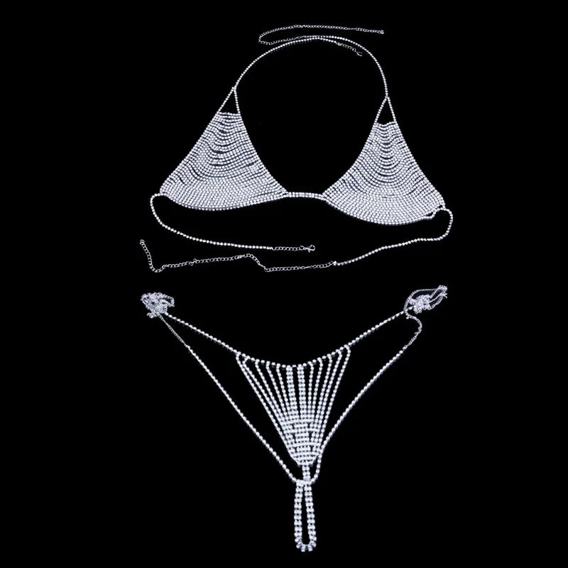 Rhinestone Body Chain Set - photo 4