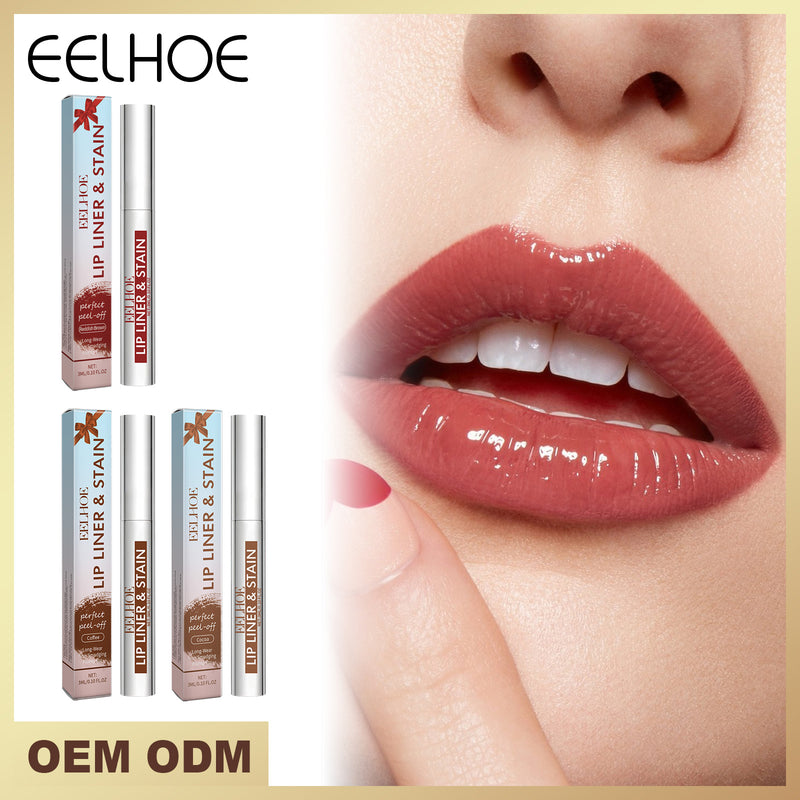 Peel-Off Lip Tint Gloss, Red Brown – Long-Lasting Lip Stain, 3 ml