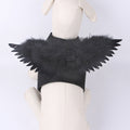 Pet Angel Wings Costume for Dogs & Cats – Black or White, Sizes S–L
