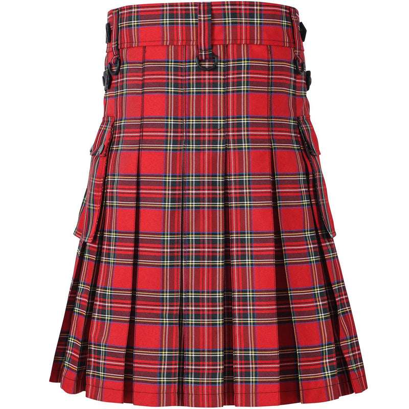 Men's Tartan Plaid Kilt – Pleated Festival & Halloween Costume Kilt