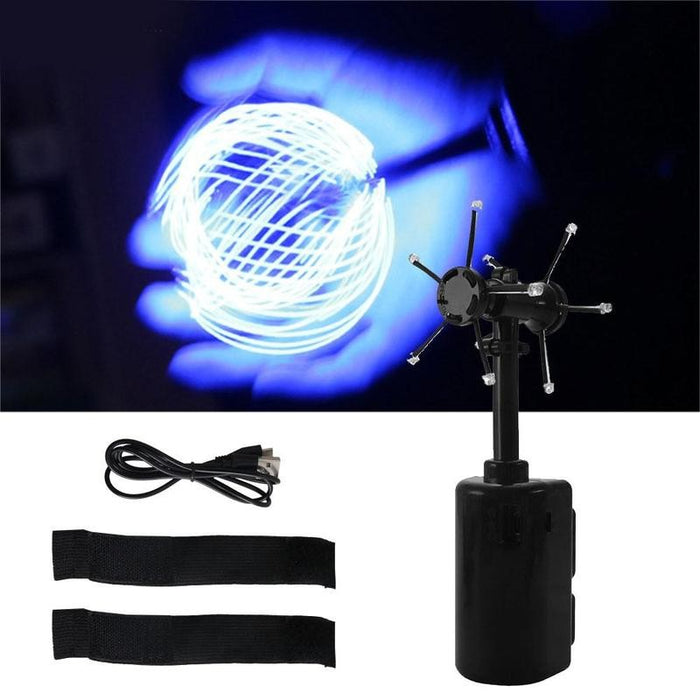 Floating LED Orb Light Toy – Spinning Light-Up Rave & Party Toy