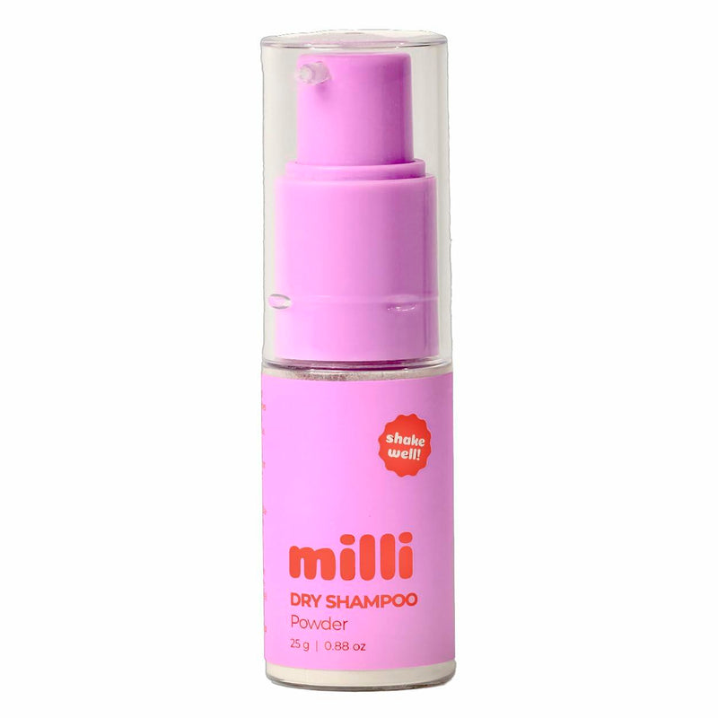The Milli Method Lemongrass Dry Shampoo Powder, 0.88 oz – Non-Aerosol Travel Size