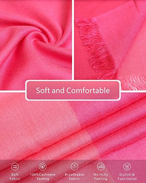 Pink pashmina shawl